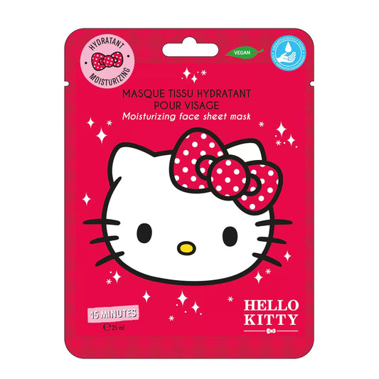 Hello Kitty Fabric Mask Kids Face Care gentle hydrating character sheet mask fun skincare Korea Cyprus