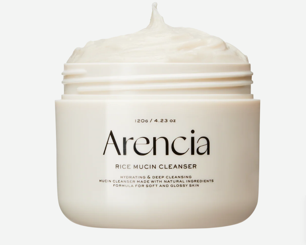 Arencia Rice Mucin Cleanser 120g gentle brightening rice extract snail mucin daily cleanser Korea Cyprus