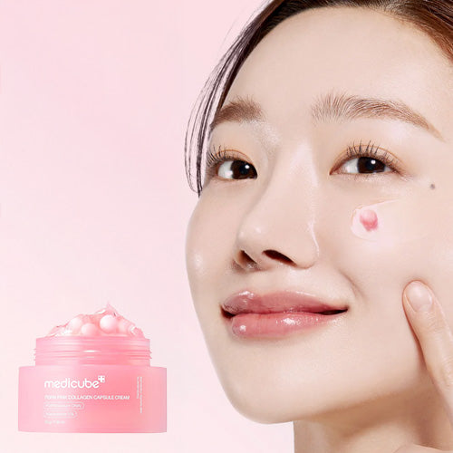 Medicube PDRN Pink Collagen Capsule Cream firming regenerating elasticity hydration Cyprus