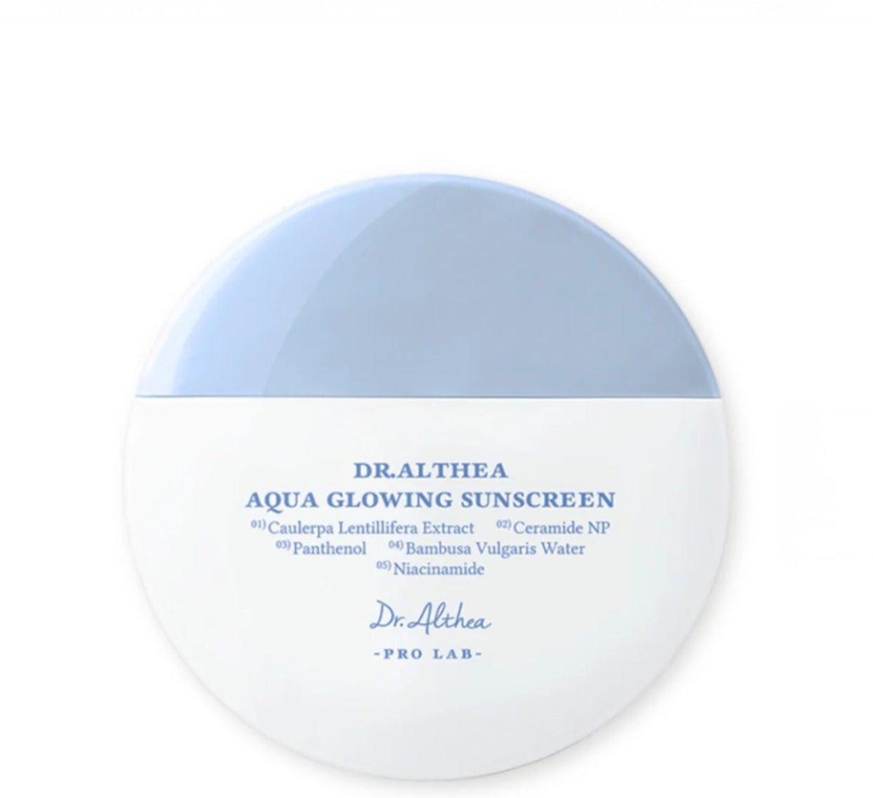 Dr. Althea Aqua Glowing Sunscreen 45ml dewy glow hydrating lightweight daily sun protection SPF Korea Cyprus