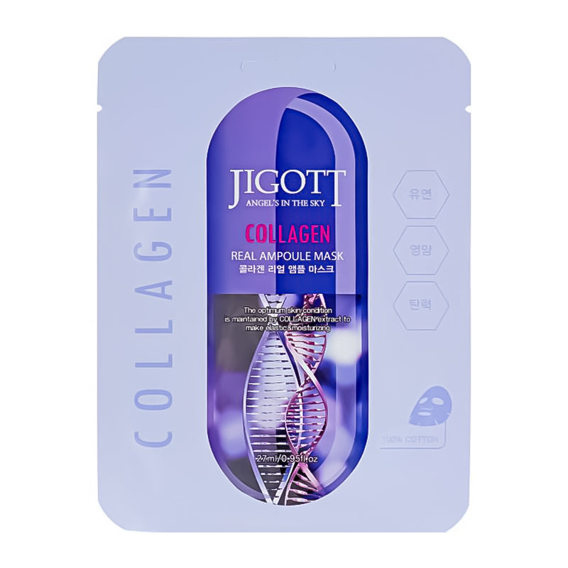 Jigott Collagen Real Ampoule Mask firming hydration elasticity anti-aging Cyprus