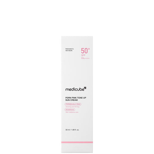 Medicube PDRN Pink Tone Up Sun Cream SPF50+ PA++++ brightening anti-aging hydrating no white cast Cyprus