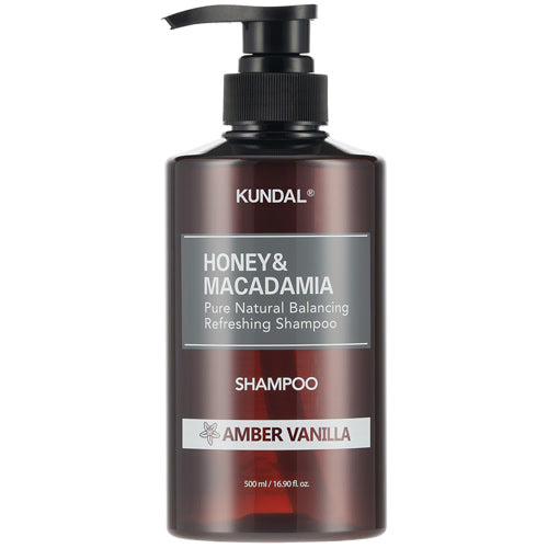 KUNDAL Honey & Macadamia Nature Shampoo (Amber Vanilla) 500ml