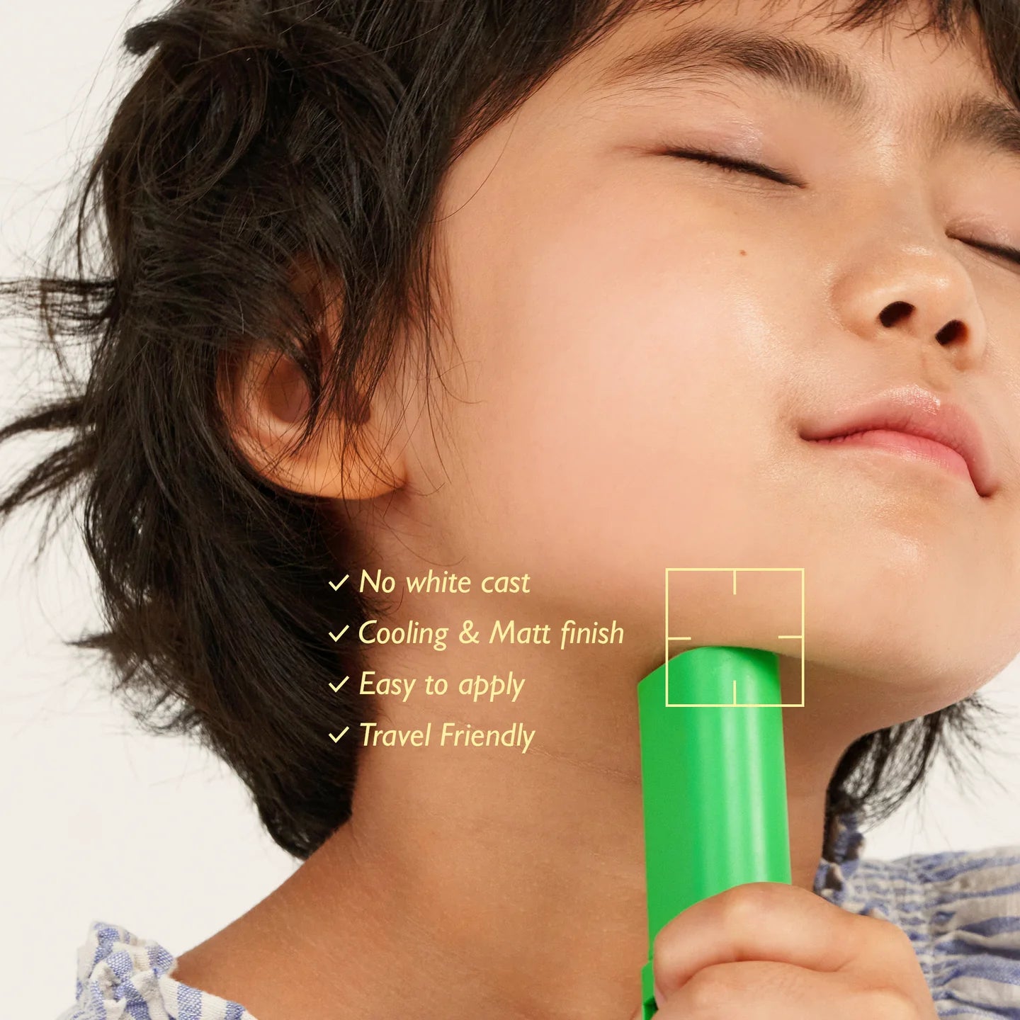 Haruharu Wonder Black Bamboo Sun Shield applied on skin - no white cast, cooling matte finish, travel-friendly Korean sunscreen Cyprus
