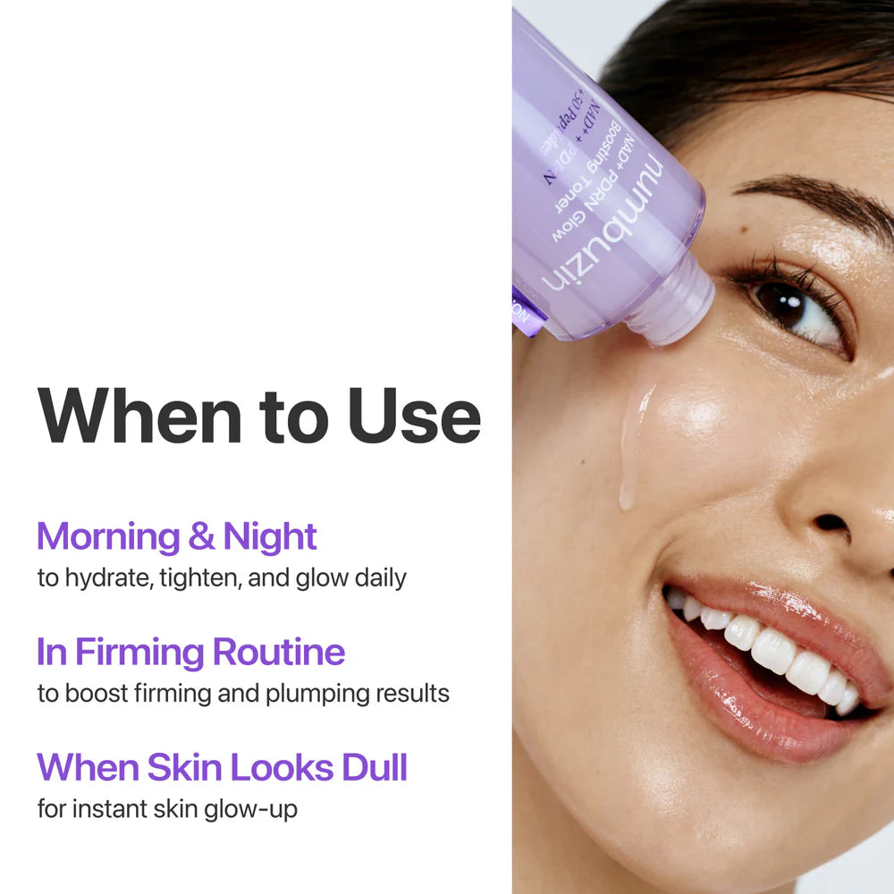 Numbuzin No.9 NAD PDRN Glow Boosting Toner radiance elasticity barrier salmon PDRN Cyprus