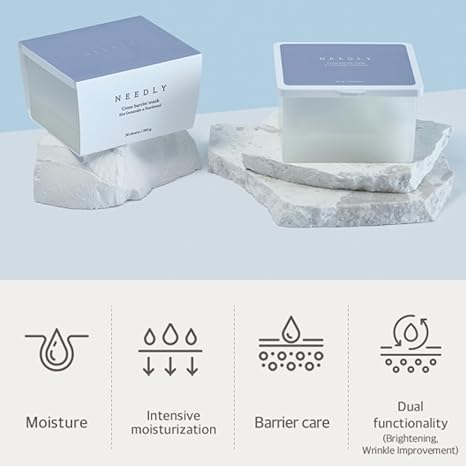NEEDLY Crossbarrier Mask – Plant-Based Sheet Mask for Barrier Care & Sensitive Skin | K-Beauty Cyprus
