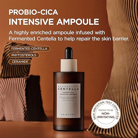 SKIN1004 Madagascar Centella Probio-Cica Intensive Ampoule with Fermented Centella Ceramide non-irritating - Korean cosmetics Cyprus