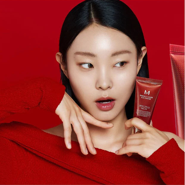 Missha M Perfect Cover BB Cream SPF42 PA+++ full coverage brightening sun protection Korean makeup Cyprus