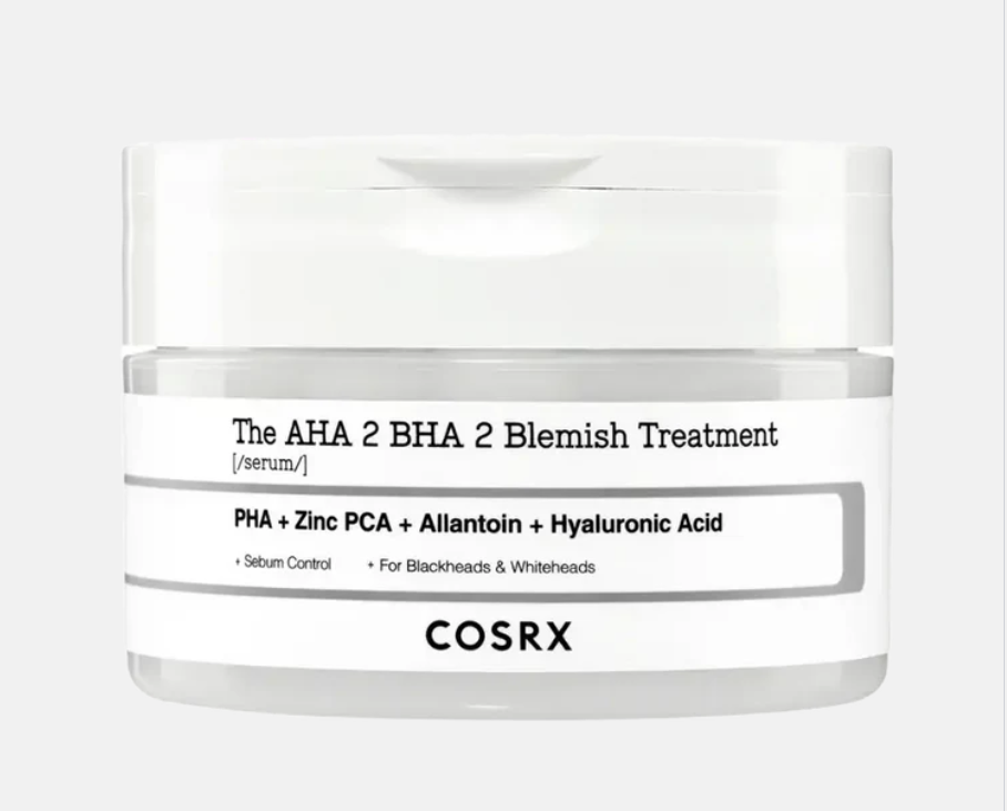 COSRX The AHA 2% BHA 2% Blemish Treatment 120g exfoliating acne blemish care chemical exfoliant Korea Cyprus