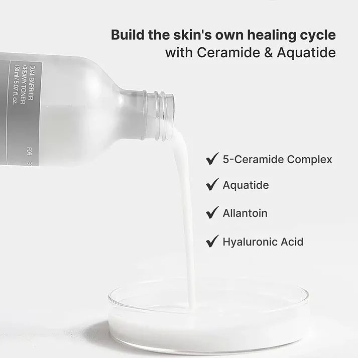 Celimax Dual Barrier Creamy Toner hydrating barrier repair soothing sensitive skin Cyprus