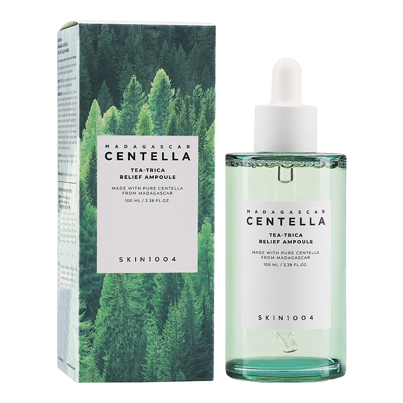 Skin1004 Madagascar Centella Tea-Trica Relief Ampoule 100ml soothing calming redness relief barrier repair Cyprus