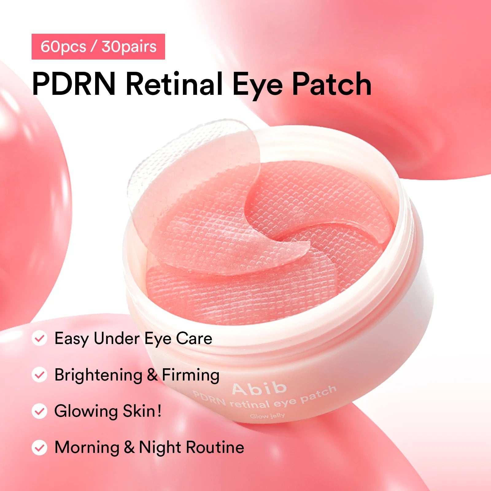 Abib PDRN Retinal Eye Patch key ingredients PDRN retinal collagen niacinamide - Korean skincare Cyprus
