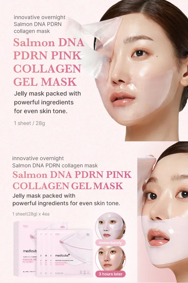 Medicube PDRN Pink Collagen Gel Mask firming regenerating hydration elasticity anti-aging Cyprus