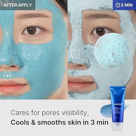 Medicube Zero Pore Blackhead Mud Mask pore cleansing blackhead removal deep cleanse Cyprus