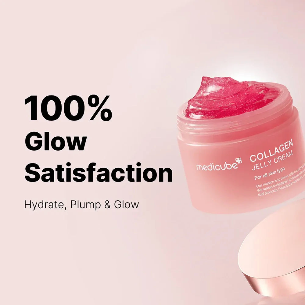 Medicube Collagen Jelly Cream collagen bouncy jelly texture hydrating plumping moisturiser Korea Cyprus