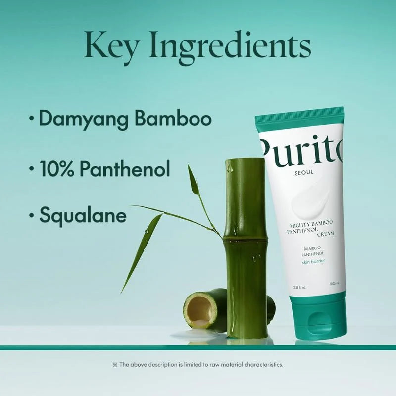 Purito Mighty Bamboo Panthenol Cream – Korean cosmetics available to buy online in Cyprus