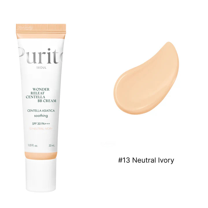 Purito Wonder Relief Centella BB Cream 30ml soothing coverage centella sensitive skin Cyprus