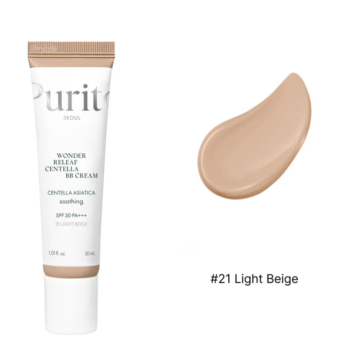 Purito Wonder Relief Centella BB Cream 30ml soothing coverage centella sensitive skin Cyprus