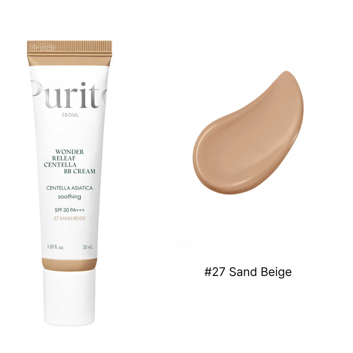 Purito Wonder Relief Centella BB Cream 30ml soothing coverage centella sensitive skin Cyprus