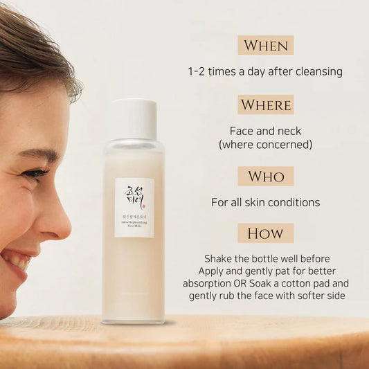 Beauty of Joseon Glow Replenishing Rice Milk brightening nourishing radiance Korean skincare Cyprus