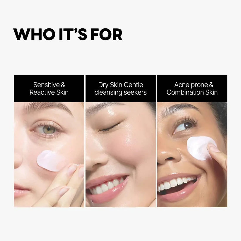 ROUND LAB Dokdo Cleanser creamy foam texture – Korean beauty shop online Cyprus ORÈA Boutique