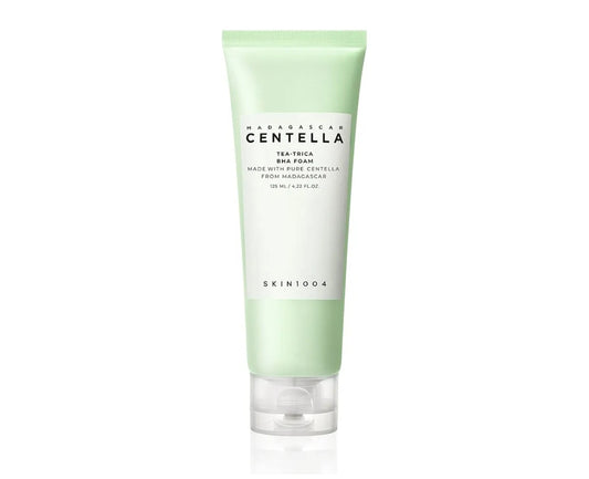 Skin1004 Madagascar Centella Tea-Trica BHA Foam 125ml BHA exfoliating pore cleansing acne care centella Korea Cyprus