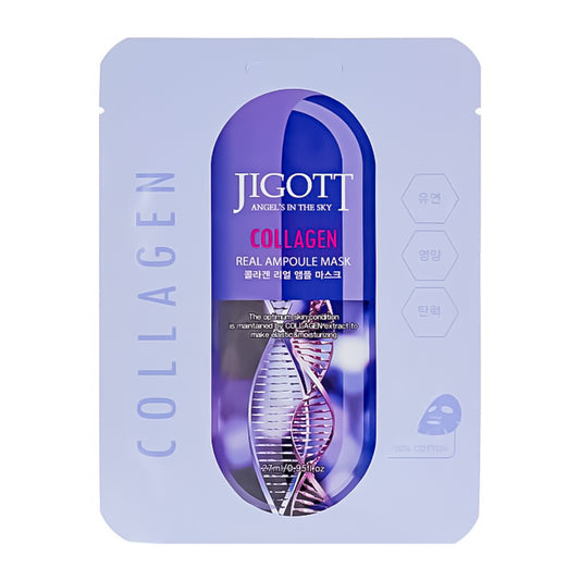 Jigott Collagen Real Ampoule Mask firming hydration elasticity anti-aging Cyprus