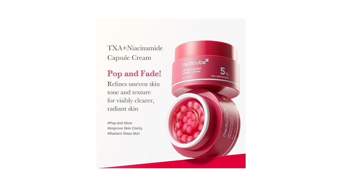 Medicube TXA Niacinamide Capsule Cream brightening dark spots hyperpigmentation even skin tone Cyprus