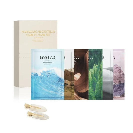 Skin1004 Madagascar Centella Variety Mask Set for every concern, soothing, blemish care, pore minimizing, brightening, korean cosmetics Paphos CYprus, gift set