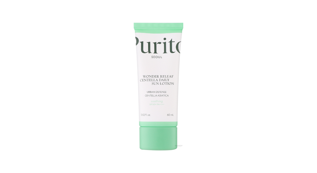 PURITO Wonder Releaf Centella Daily Sun Lotion SPF sensitive skin soothing hydrating no white cast Cyprus