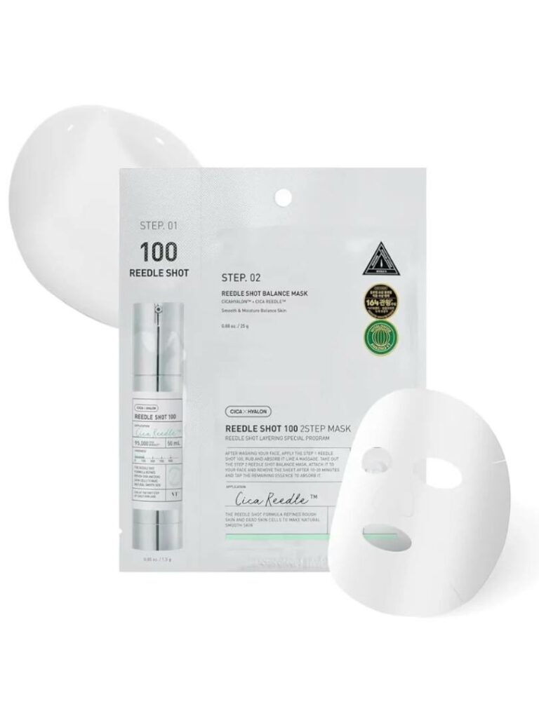 VT Cosmetics Reedle Shot 100 2 Step Mask micro-spicule skin renewal texture Cyprus