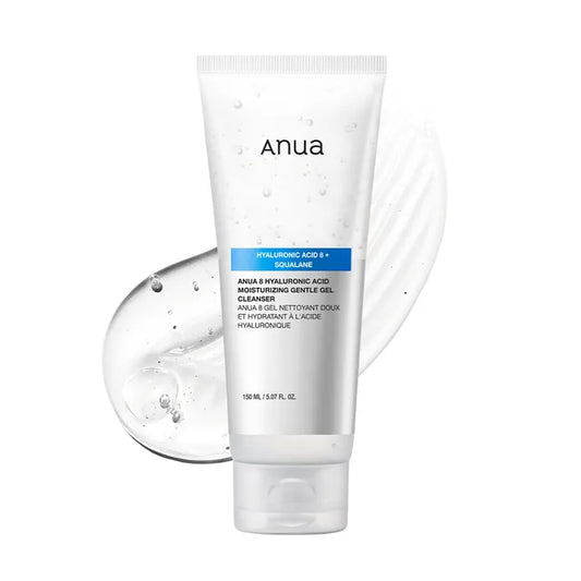 Anua 8 Hyaluronic Acid Squalane Moisturizing Gel Cleanser hydrating dry sensitive skin Cyprus