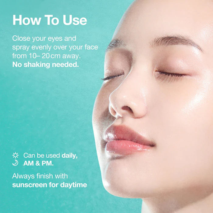 Anua PDRN Hyaluronic Acid Mist authentic Korean skincare at ORÈA Boutique Cyprus how to use