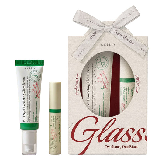 AXIS-Y Glass Skin Duo Set – Korean Niacinamide Glow Serum & Vegan Collagen Eye Serum Cyprus
