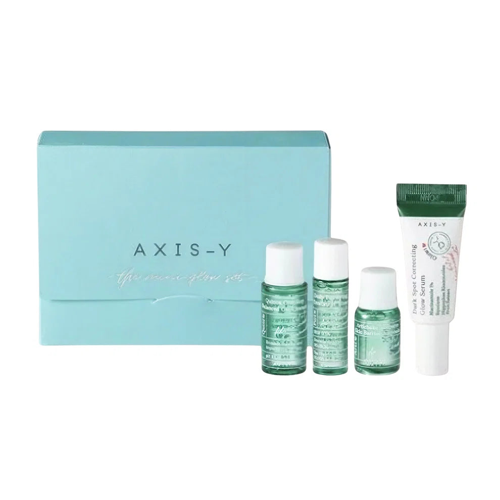 Axis-Y Mini Glow Set 4-Pieces Travel Size – Complete Korean Glow Routine | ORÈA Skincare Cyprus