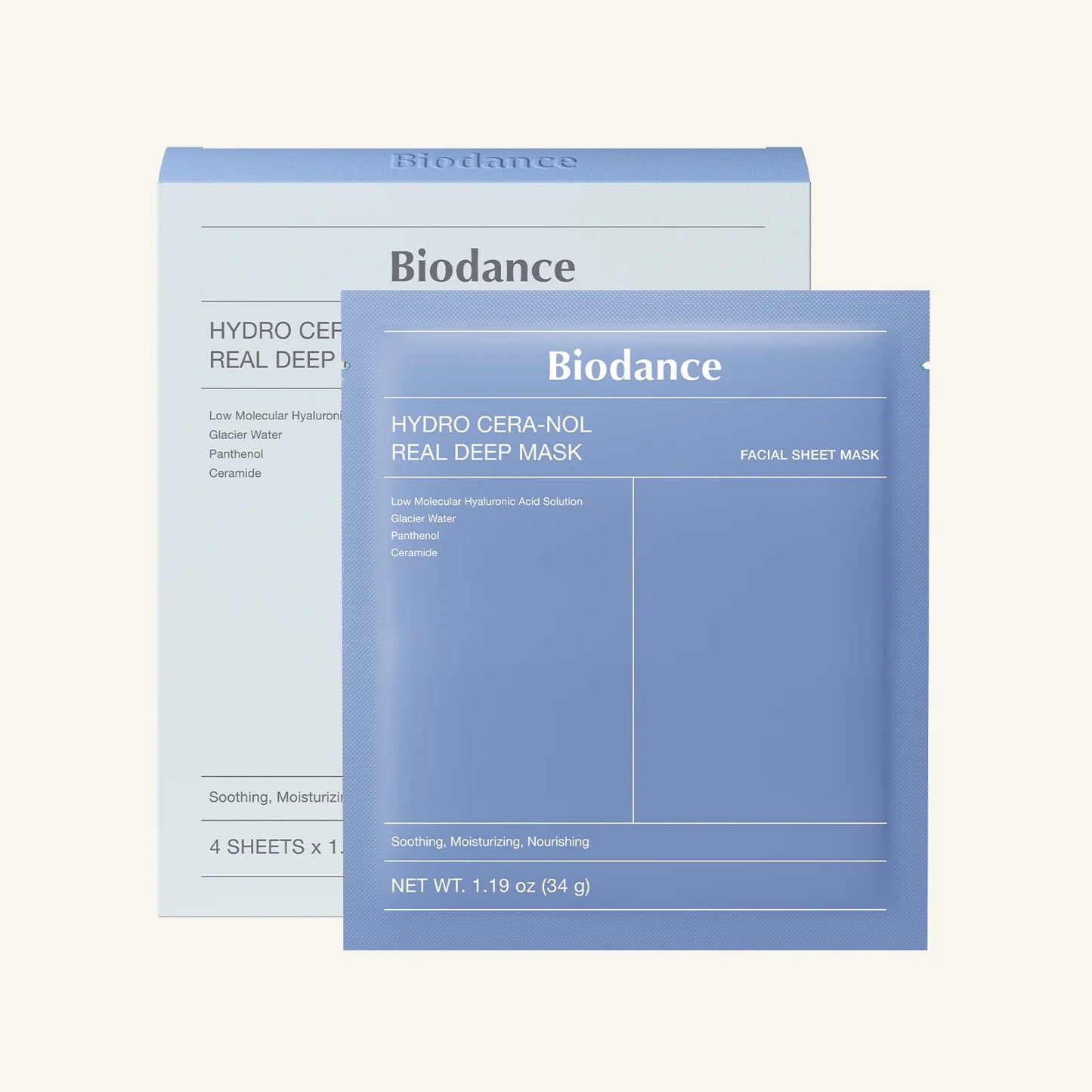 Biodance Hydro Cera-Nol Real Deep Mask deep hydration barrier repair ceramide Cyprus