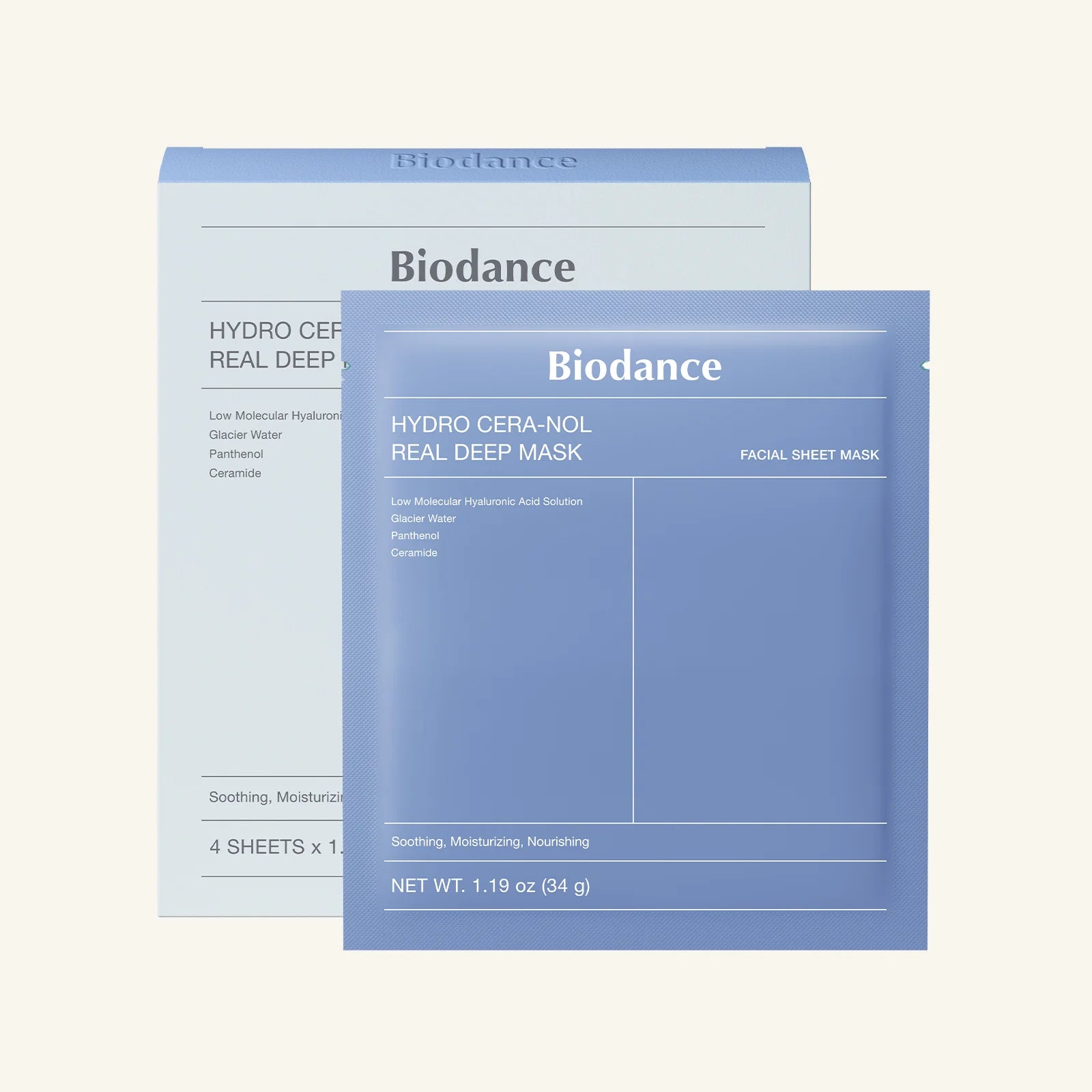 Biodance Hydro Cera-Nol Real Deep Mask deep hydration barrier repair ceramide Cyprus