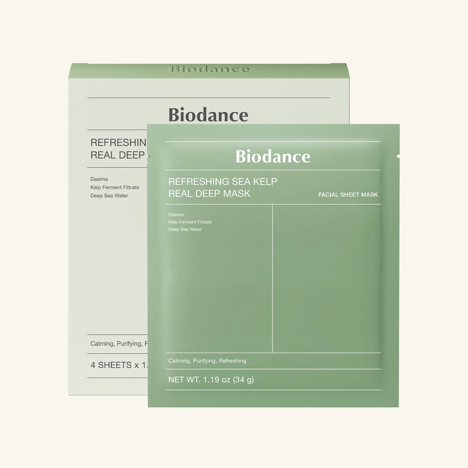 Biodance Refreshing Sea Kelp Real Deep Mask soothing hydration pore care Cyprus