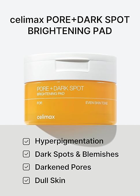 Celimax Pore Dark Spot Brightening Pad toner pads dark spots uneven skin tone pores Cyprus