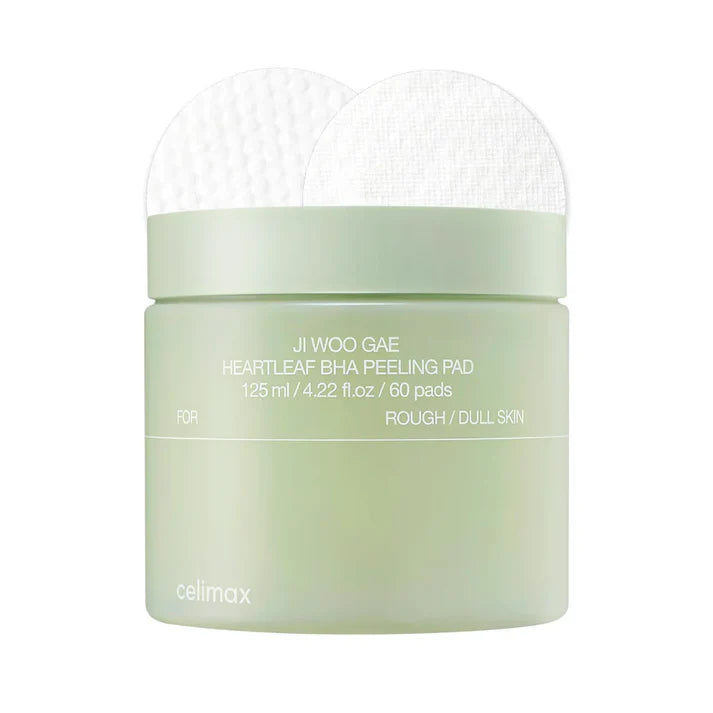 Celimax Jiwoogae Heartleaf BHA Peeling Pad exfoliating pore care blackheads clear skin Cyprus