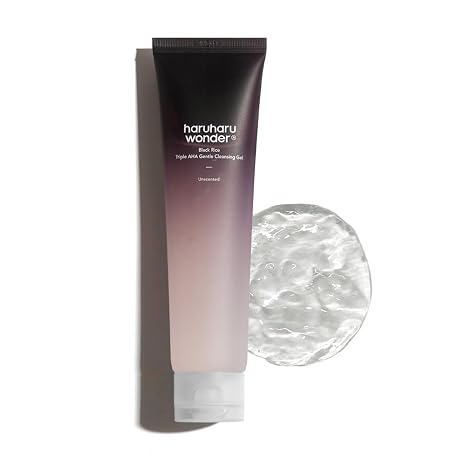 HaruHaru Wonder Black Rice Triple AHA Cleansing Gel 100ml – Korean Skincare Cleanser | ORÈA Cyprus