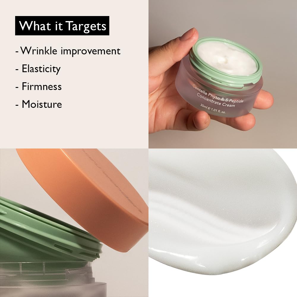 HARUHARU Wonder Centella Phyto Peptide Cream texture – Korean skincare at ORÈA Boutique Cyprus