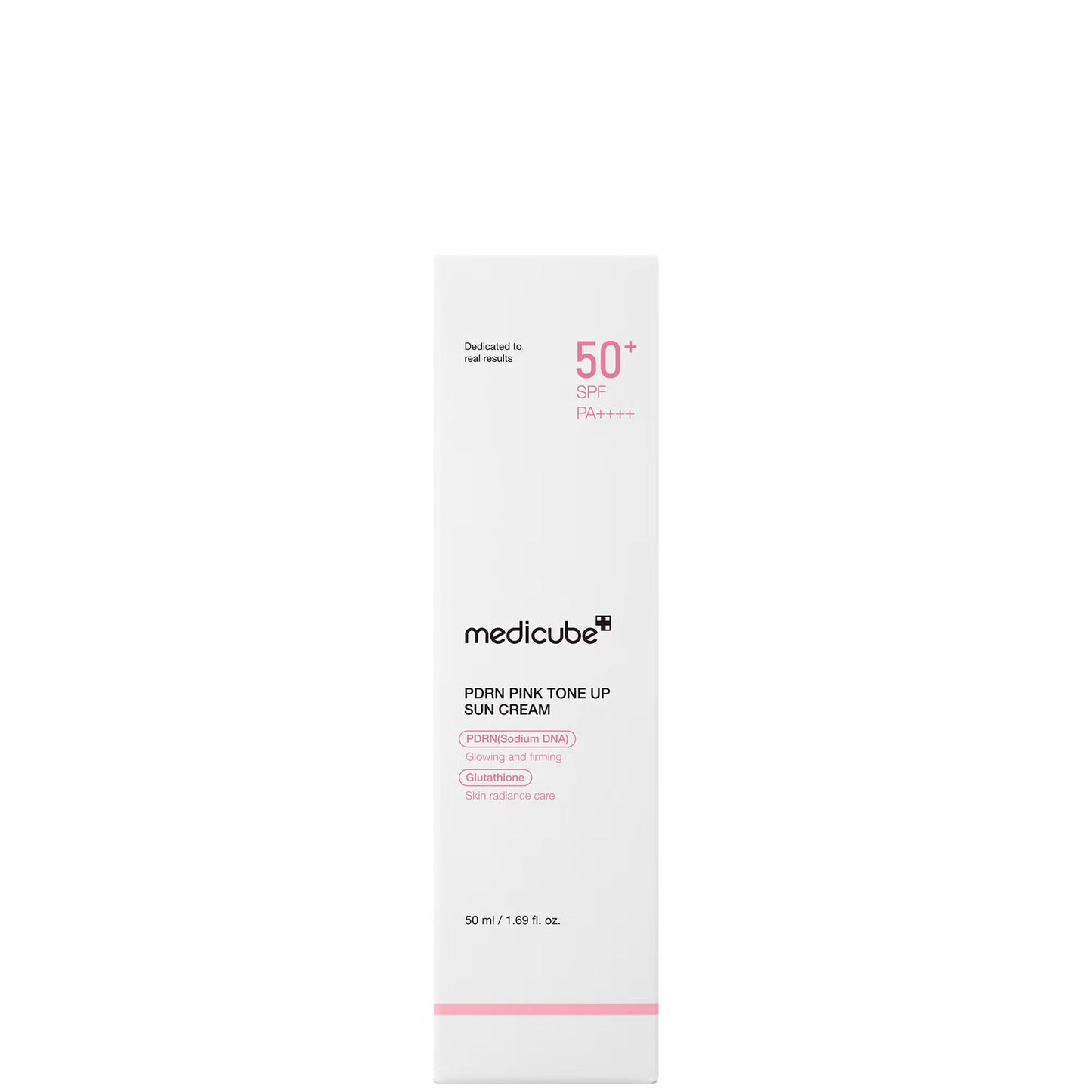 Medicube PDRN Pink Tone Up Sun Cream SPF50+ PA++++ brightening anti-aging hydrating no white cast Cyprus