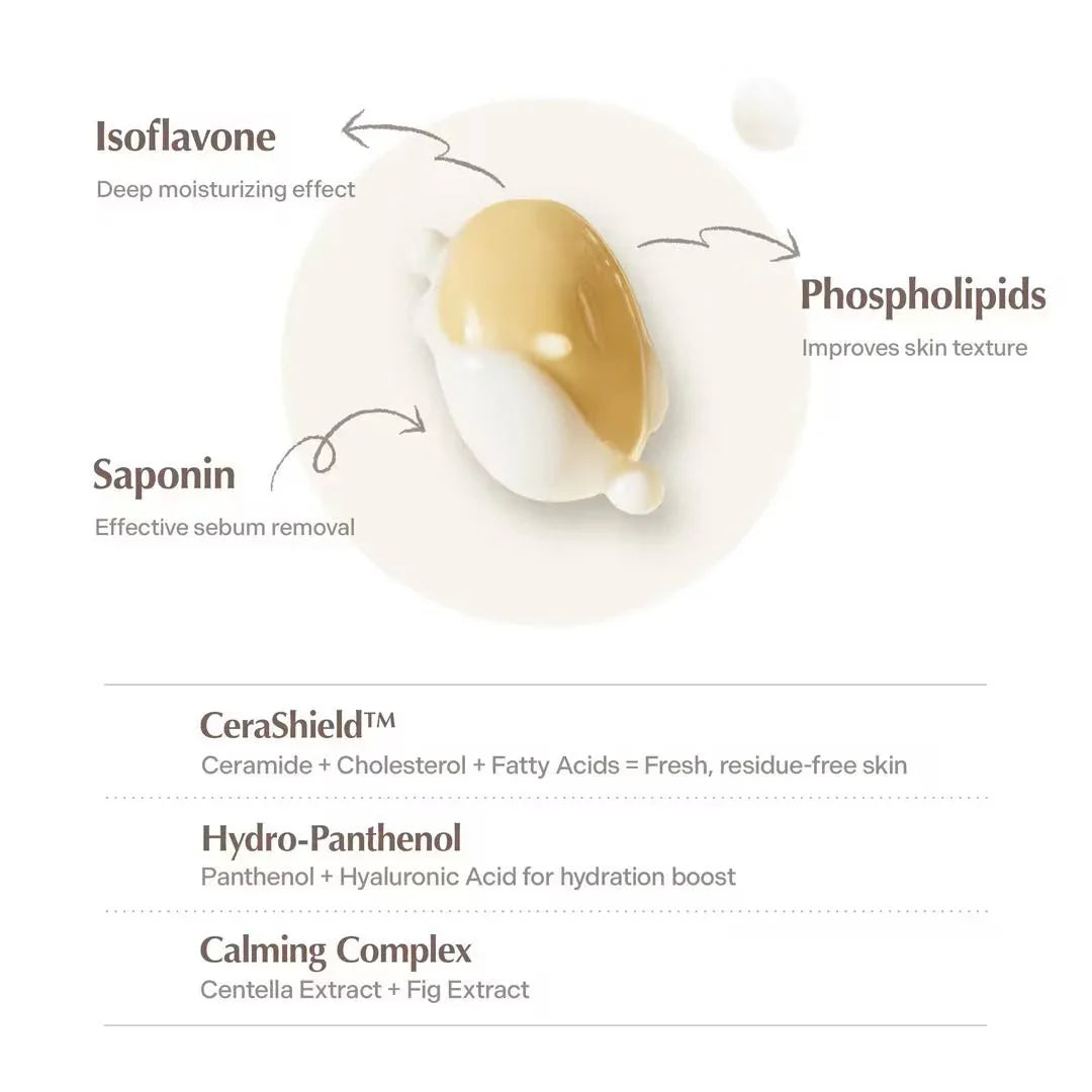 Ma:nyo Pure Soybean Cleansing Milk 200ml gentle cleanser nourishing soybean sensitive skin Cyprus