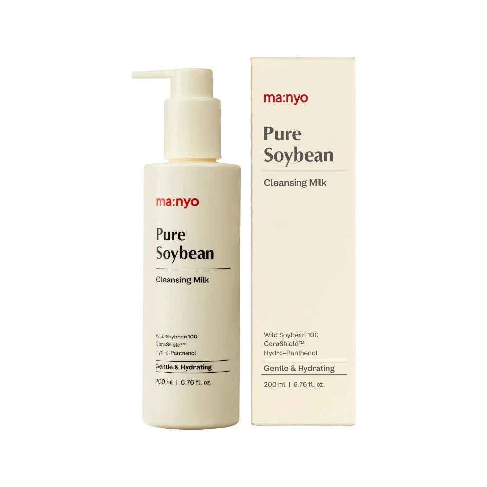 Ma:nyo Pure Soybean Cleansing Milk 200ml gentle cleanser nourishing soybean sensitive skin Cyprus