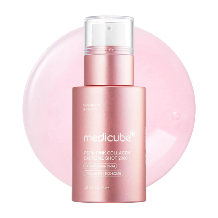 Medicube PDRN Pink Exosome Shot Serum 2000 regenerating elasticity skin repair radiance Cyprus