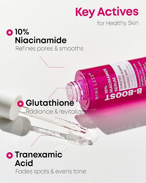 NINELESS B-Boost Serum with Tranexamic Acid & Glutathione – Even Skin Tone | K-Beauty Cyprus ORÈA
