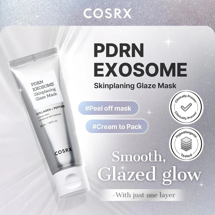 COSRX PDRN Exosome Skinplaning Glaze Mask regenerating anti-aging radiance skin repair Cyprus