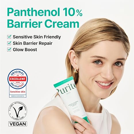 PURITO Panthenol 10% Barrier Cream for sensitive and blemish-prone skin – Korean cosmetics Cyprus