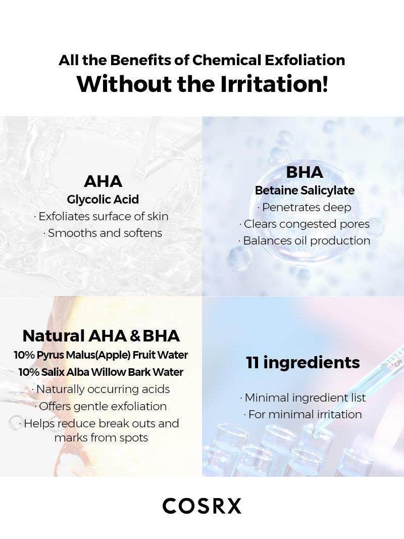 AHA BHA Clarifying Treatment Toner 150ml exfoliating pore care brightening Cyprus